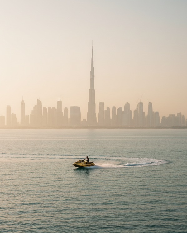 Watersport moment in Dubai