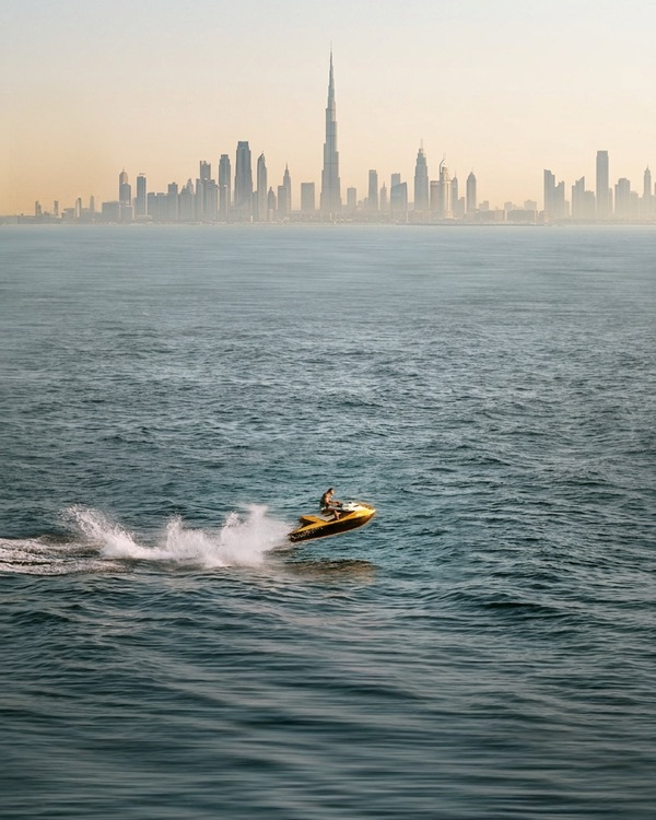Watersport moment in Dubai