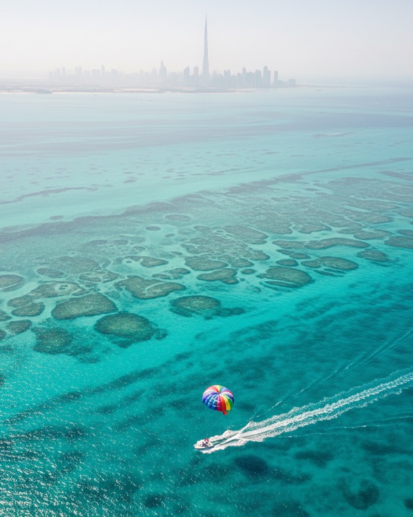 Watersport moment in Dubai