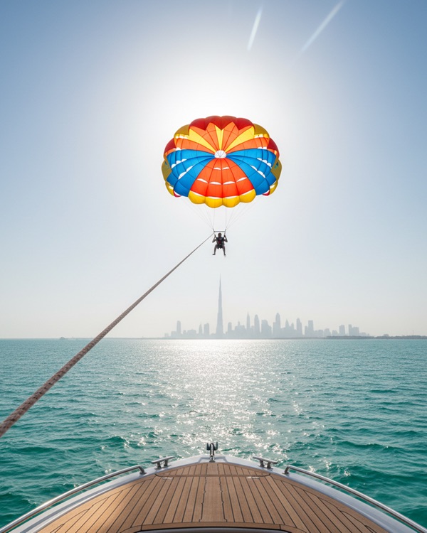 Watersport moment in Dubai